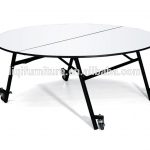 Round Banquet Table With Wheels Qz6091 - Buy Folding Table With .