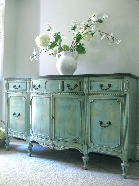 hand painted french furniture | SOLD Vintage Hand Painted French .