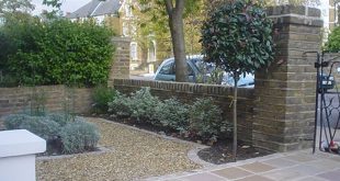 I like the tree and the gravel inlay | Small front gardens, Garden .