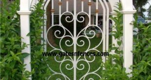 Steel Garden Gate Garden Entry Gates Iron Steel Modern Aluminum Gard