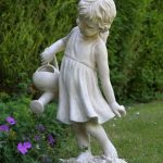 Garden Statues And Ornaments | Girl Figure Garden Statue .