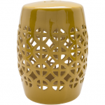 Ridgeway Yellow Stool | Garden Stoo