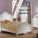 Amazon.com - Acme Furniture Pearl White 4Pc Princess Girls Twin .