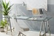 home office formula | Home office design, Glass desk, Furnitu
