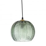 Bloomingville Green Glass Pendant Lamp | Pendant ceiling lamp .