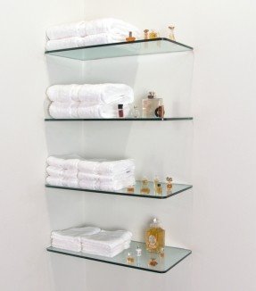 Floating Glass Shelves For Bathroom - Ideas on Fot