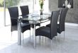 Double Glass Top Dining Table Sets | Round dining table modern .