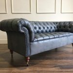Goderich Fabric Chesterfield In Stone – Robinson of Engla