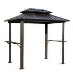 Backyard Creations® Concord Steel Roof Grill Gazebo at Menards