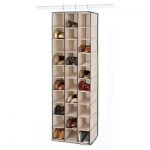Whitmor 30 Section Hanging Shoe Shelves in Beige | Bed Bath & Beyo