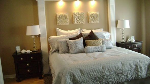 Headboards For King Size Beds Efistu Com, Ideas For King Bed Without Headboard