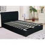 High Quality Modern Leather Upholstered Headboard Wood Double Bed .