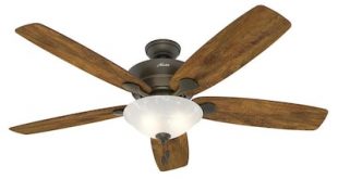 Hunter Regalia II 60-in Satin Bronze LED Indoor Ceiling Fan with .