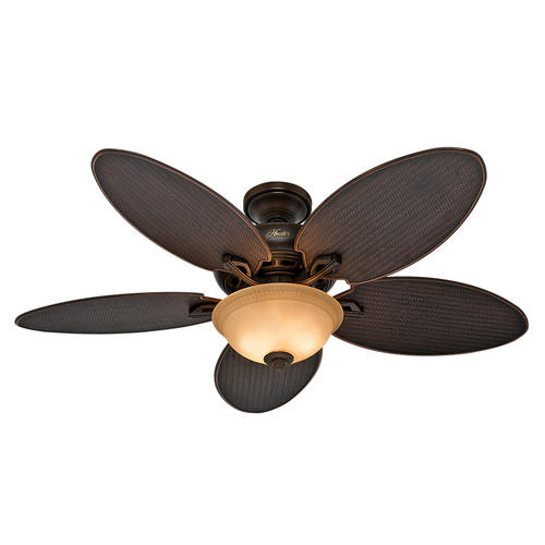 Hunter® Cape Breton® 52" Brushed Cocoa Outdoor Ceiling Fan at Menards