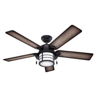 Hunter - Coastal - Outdoor - Ceiling Fans With Lights - Ceiling .