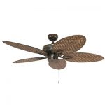 Harbor Breeze Tilghman II 52-in Bronze Indoor/Outdoor Ceiling Fan .