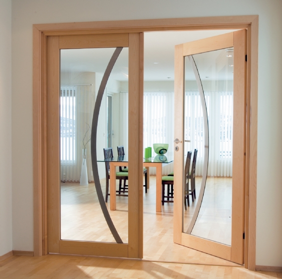 Commercial fire rated wood doors with glass are quality | Interior .