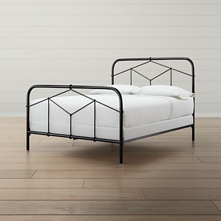Cora Black Iron Bed | Crate and Barr