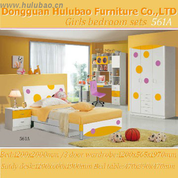 561A, China Modern kids bedroom furniture sets for boys and girls .