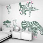 Jungle Wall Stickers, Savanna Wall Decor for Nursery or Kids Ro