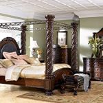 Amazon.com: Ashley Furniture "North Shore 5 Piece Canopy Bedroom .