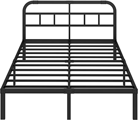 Amazon.com: ZIYOO King Size Bed Frame with Headboard, 3000LBS .