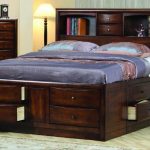 Wooden King Size Bed Frame With Drawers Wooden | Bedroom furniture .