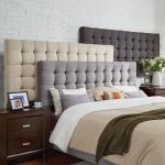 Shop Briella Tufted Linen Upholstered King-size Headboard by .