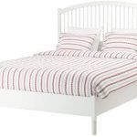 Amazon.com: Ikea Bed frame, white, King size Luroy 2382.172329 .