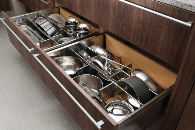 Large Deep Drawers - Modern - Kitchen - Houston - by Cabinet .