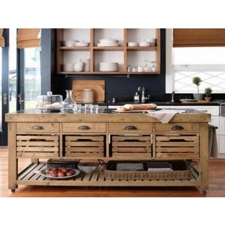 Rustic Kitchen Islands And Carts - Ideas on Fot