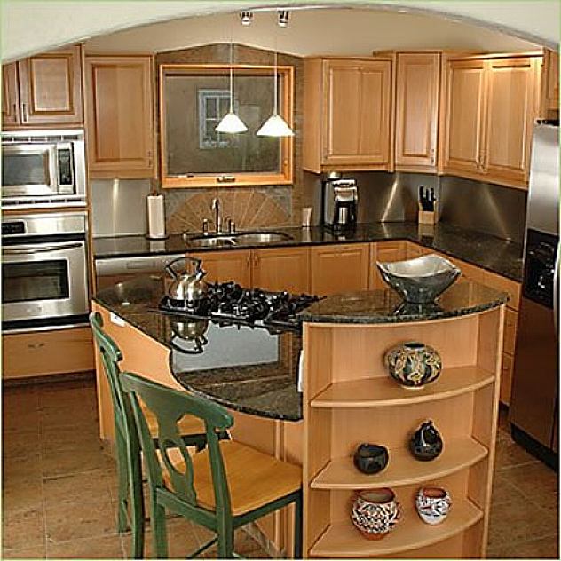 Small kitchen ideas with island - large and beautiful photos .
