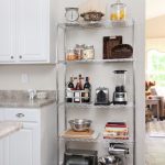 Kitchen Industrial Shelving | Small apartment kitchen, Rental .