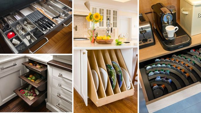 Genius Kitchen Storage Ideas for Cabinets, Drawers, and More .