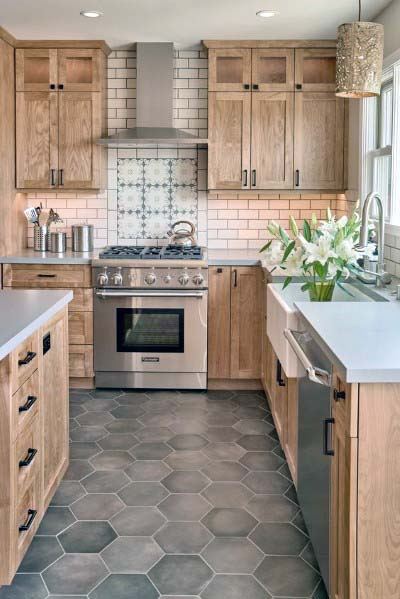 Top 50 Best Kitchen Floor Tile Ideas - Flooring Desig