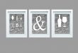 Gray And White Kitchen Wall Art Eat Well And Be Merry Print | Et