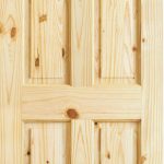 6-Panel Door, Solid Knotty Pine, Kimberly Bay Interior Slab .