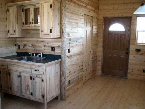 Best pine kitchen cabinets: original rustic style - Beautikitchens.c