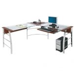 Realspace Mezza L Shaped Desk Cherry - Office Dep