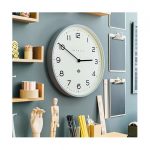 Grey Wall Clock | Large Modern Minimalist | Newgate Clocks .