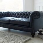 Paxton Black Leather Chesterfield | Chesterfield Compa