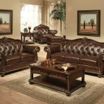 Acme | 15030 Anondale Formal Leather Living Room Set | Dallas .
