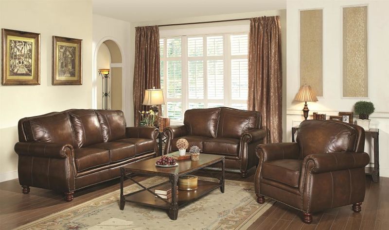 Coaster | 503981 Montbrook Leather Living Room Set | Dallas .