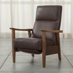 Greer Modern Leather Recliner + Reviews | Crate and Barr