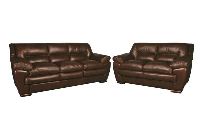 Kingston Leather Sofa and Lovese