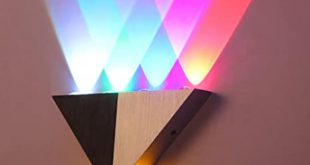 Lemonbest Modern Triangle 5W LED Wall Sconce Light Fixture Indoor .