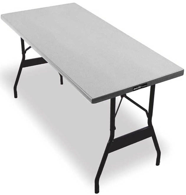 30" X 60" Lightweight Aluminum Folding Table - Other Sizes Availabl