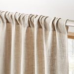 Natural Linen Curtain Panel 48"x108" + Reviews | C