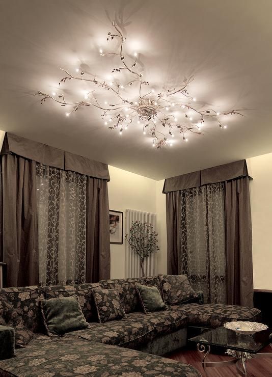 Mesmerize your guests with these gold contemporary style ceiling .