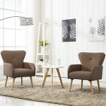 Amazon.com: Magshion Elegant Upholstered Fabric Club Chair Accent .